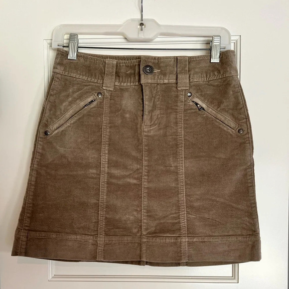 Athleta Washed Velvet Skirt (0) - Picture 3 of 4